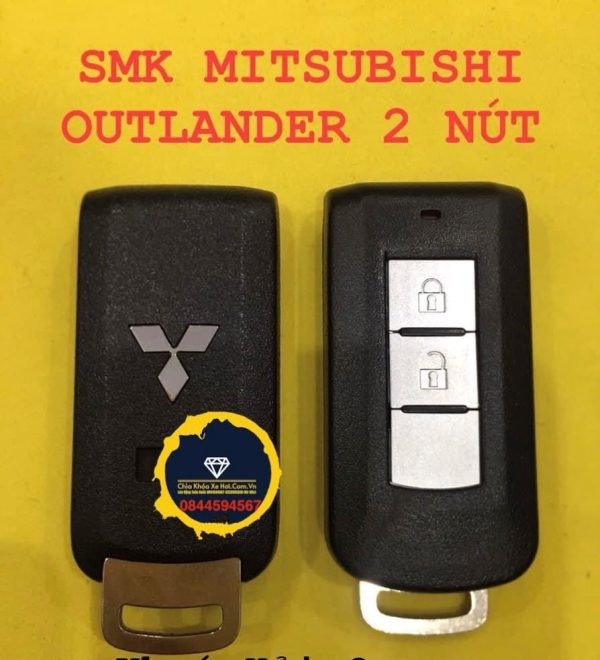 Chìa Khóa Xe Mitsubishi Outlander 2 Nút