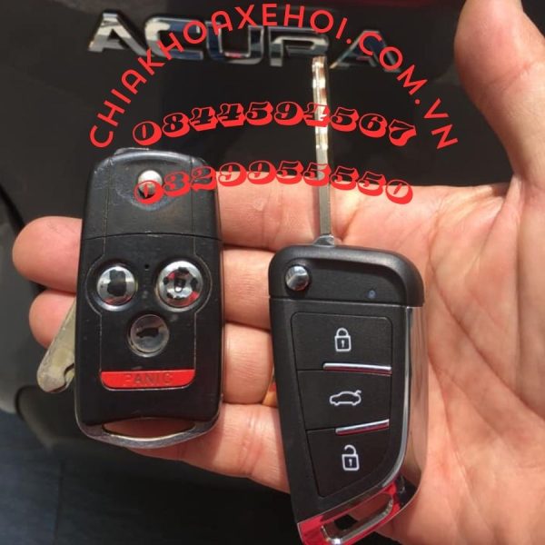 Chìa Khóa Remote Gập Acura MDX