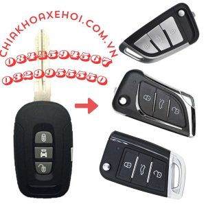 Chìa Khóa Remote Gập Chevrolet Captiva