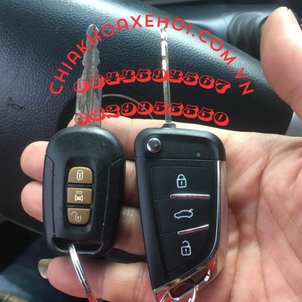 Chìa Khóa Remote Gập Chevrolet Captiva