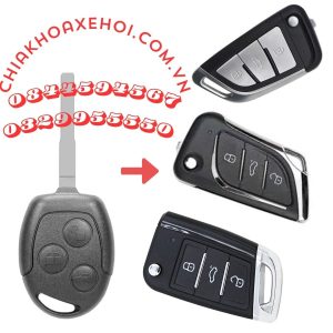 Chìa Khóa Remote Gập Ford Focus