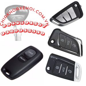 Chìa Khóa Remote Gập Ford Laser