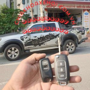 Chìa Khóa Remote Gập Ford Ranger