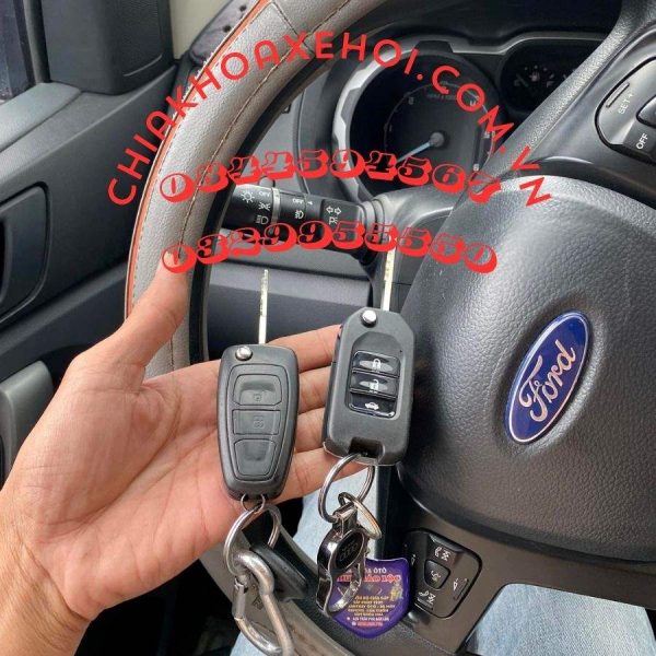 Chìa Khóa Remote Gập Ford Ranger