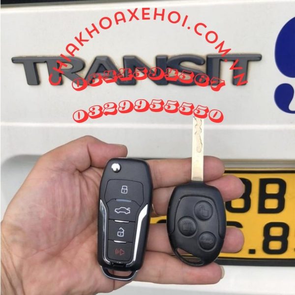 Chìa Khóa Remote Gập Ford Transit