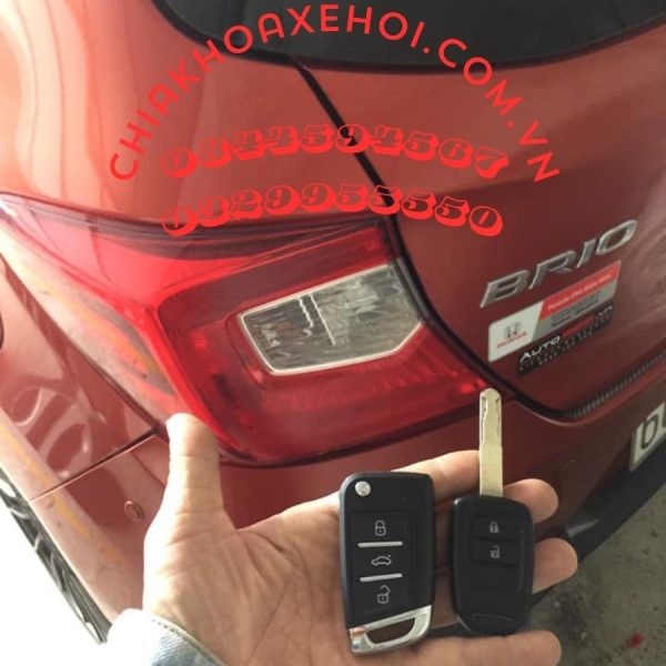 Chìa Khóa Remote Gập Honda Brio