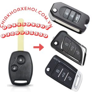 Chìa Khóa Remote Gập Honda Crv