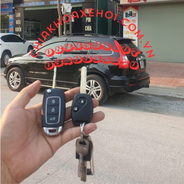 Chìa Khóa Remote Gập Honda Crv