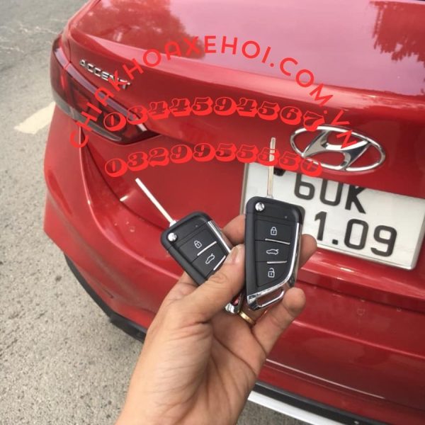 Chìa Khóa Remote Gập Hyundai Accent