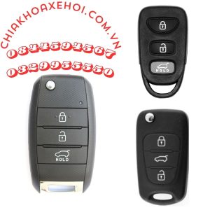 Chìa Khóa Remote Gập Kia Carens