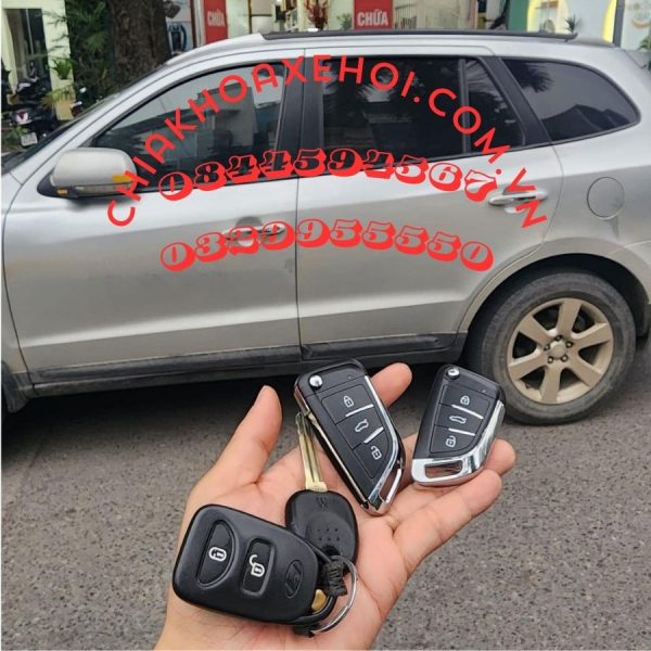 Chìa Khóa Remote Gập Hyundai Tucson