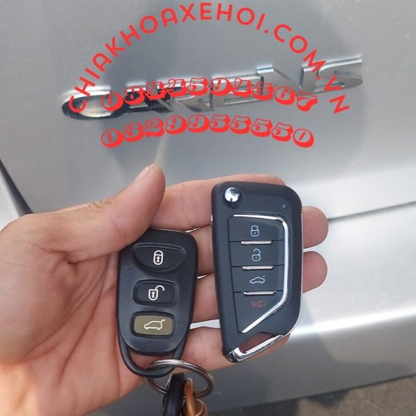 Chìa Khóa Remote Gập Kia Carens