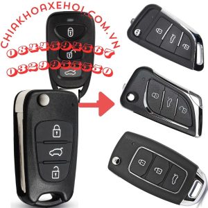 Chìa Khóa Remote Gập Kia Cerato