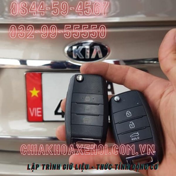 Chìa Khóa Remote Gập Kia k3 k5