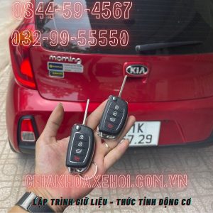 Chìa Khóa Remote Gập Kia Morning