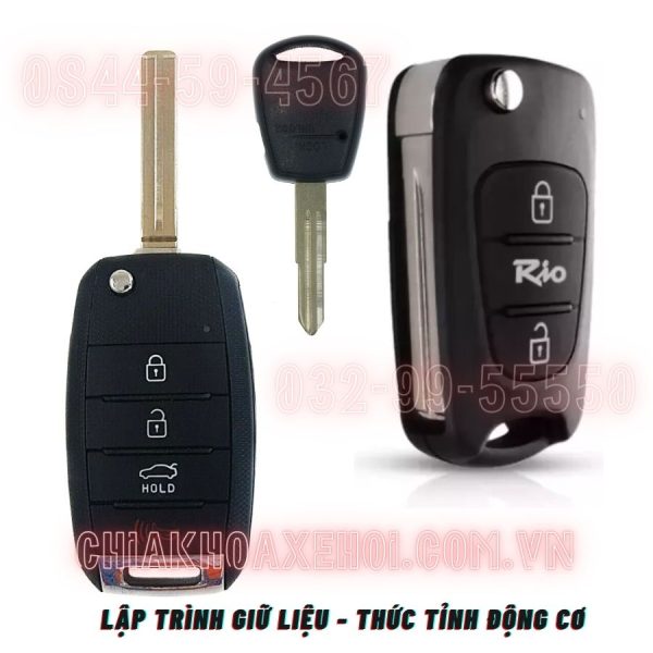 Làm Chìa Khóa Remote Gập Kia Rio