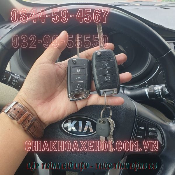 Làm Chìa Khóa Remote Gập Kia Rio