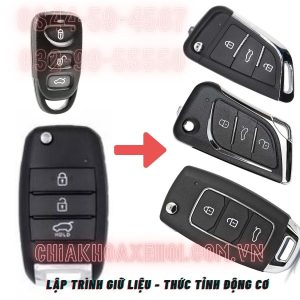 Chìa Khóa Remote Gập Kia Rondo