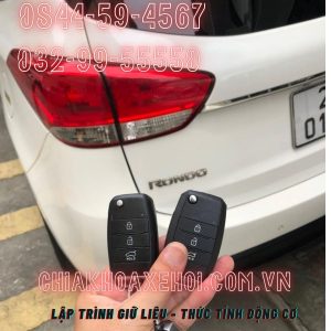 Chìa Khóa Remote Gập Kia Rondo