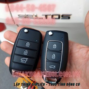 Chìa Khóa Remote Gập Kia Seltos