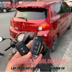 làm chìa khóa Mitsubishi mirage tại bình dương