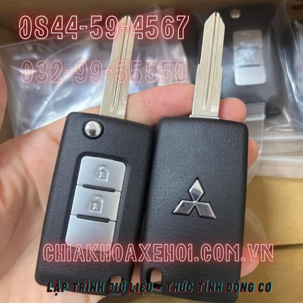 Chìa Khóa Remote Gập Mitsubishi Xpander