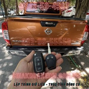 Chìa Khóa Remote Gập Nissan Navara Np300