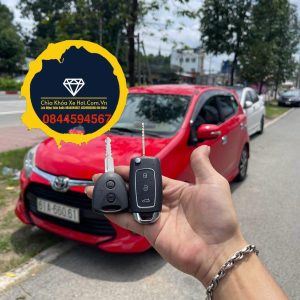 Chìa Khóa Remote Gập Toyota Wigo