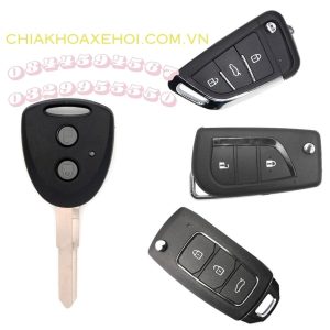 Chìa Khóa Remote Gập Toyota Wigo