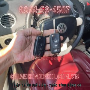 Làm Chìa Khóa Remote Gập Volkswagen New beetle