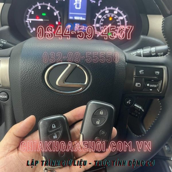 Làm Chìa Khóa Thông Minh Lexus Gx460 Chính Hãng