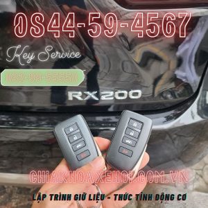 Làm Chìa Khóa Thông Minh Lexus Rx200 Chính Hãng