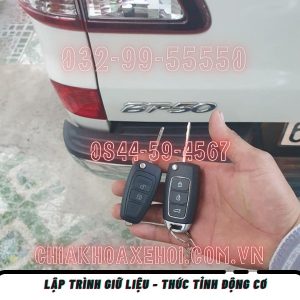 Chìa Khóa Mazda BT-50 thay pin thay vỏ tận nơi