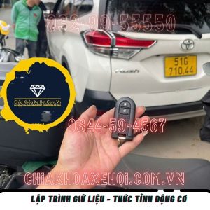 Làm Chìa Khóa Toyota Rush – Remote, Smartkey, Chìa Cơ Chính Hãng 24/7