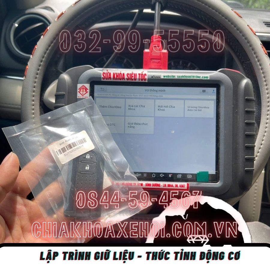 Làm Chìa Khóa Toyota Rush – Remote, Smartkey, Chìa Cơ Chính Hãng 24/7