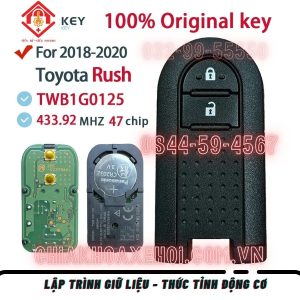 Làm Chìa Khóa Toyota Rush – Remote, Smartkey, Chìa Cơ Chính Hãng 24/7