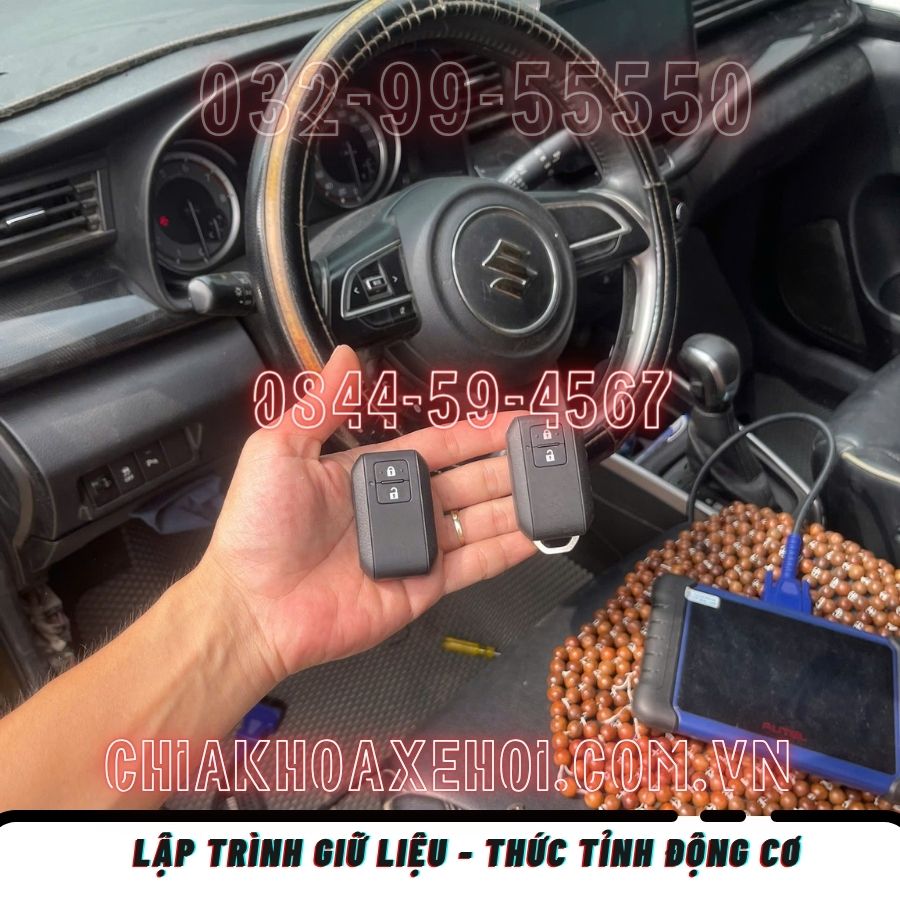 Làm Chìa Khóa Ô Tô Suzuki Tại Hà Nội - thay pin - thay vỏ