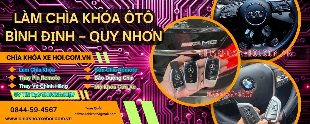 Làm Chìa Khóa Ô Tô Tại Bình Định – Quy Nhơn Nhanh Chóng, Uy Tín Làm Chìa Khóa Ô Tô Tại Bình Định – Quy Nhơn Nhanh Chóng, Uy Tín