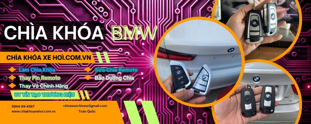 Làm Chìa Khóa BMW Tận Nơi Toàn Quốc.