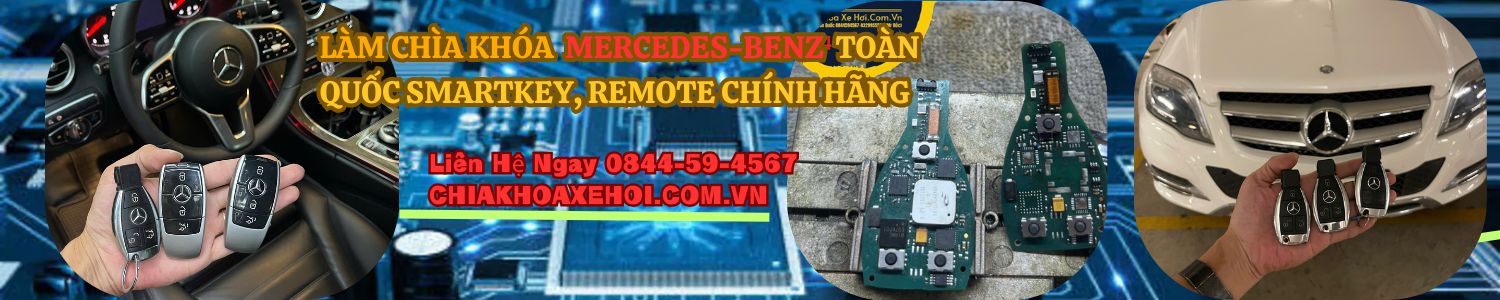 Sửa Chìa Khóa Mercedes – Vào Nước - Mất Tín Hiệu